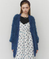 【再入荷】【J1U by LA BELLE ETUDE】シアーフラワージャガードボリュームキャミワンピース