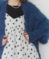 【再入荷】【J1U by LA BELLE ETUDE】シアーフラワージャガードボリュームキャミワンピース