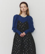 【再入荷】【J1U by LA BELLE ETUDE】シアーフラワージャガードボリュームキャミワンピース
