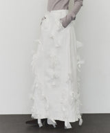 【J1U by LA BELLE ETUDE】many ribbon denim skirt