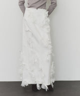 【J1U by LA BELLE ETUDE】many ribbon denim skirt