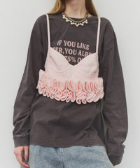 【J1U by LA BELLE ETUDE】IF YOU LIKE Long Tee