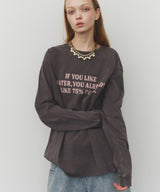 【J1U by LA BELLE ETUDE】IF YOU LIKE Long Tee