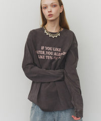 【J1U by LA BELLE ETUDE】IF YOU LIKE Long Tee
