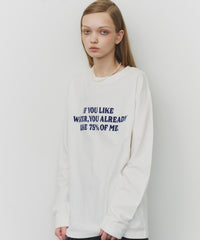 【J1U by LA BELLE ETUDE】IF YOU LIKE Long Tee