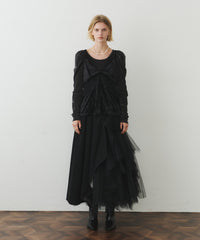 【予約開始待ち】レースレイヤードベロアキャミ
