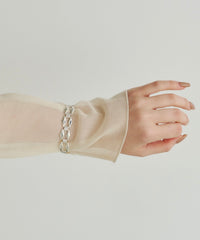 【予約】【loni】vintage square chain bracelet