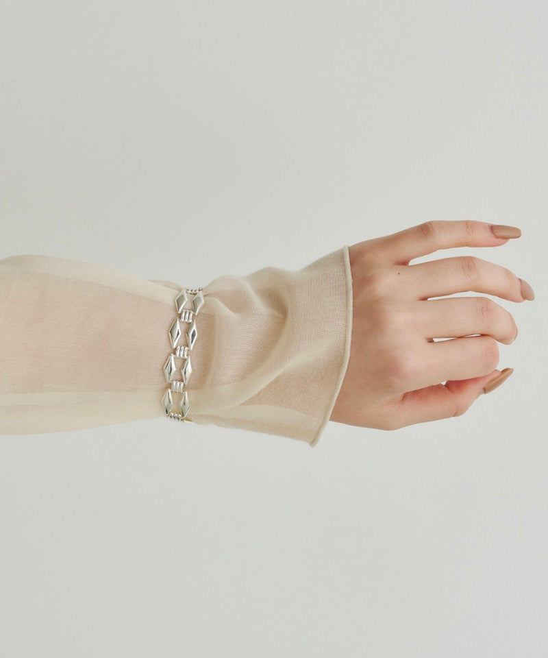 【予約】【loni】vintage square chain bracelet
