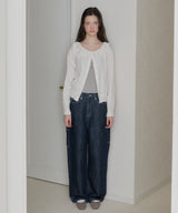 【GIUNON】pintuck frill collar blouse / ピンタックフリルカラーブラウス