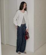 【GIUNON】pintuck frill collar blouse / ピンタックフリルカラーブラウス