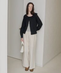 【GIUNON】pintuck frill collar blouse / ピンタックフリルカラーブラウス