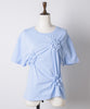 【yae】Flower Crinkle T shirt / フラワークリンクルTシャツ
