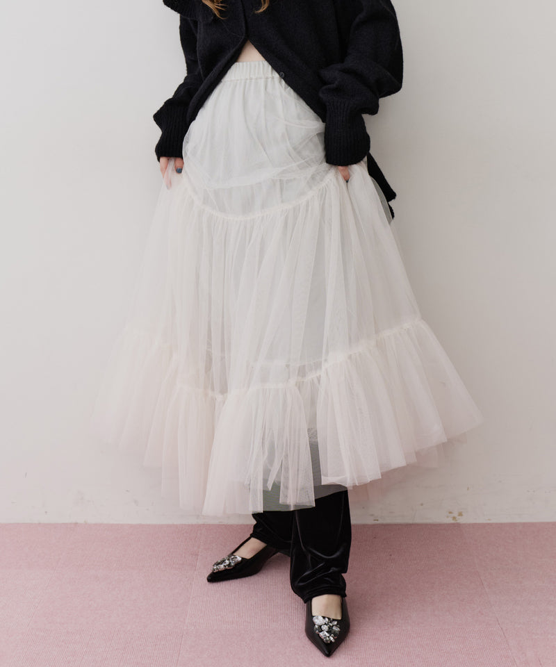 【予約開始待ち】NEW Giselle "ボリュームチュールスカート"