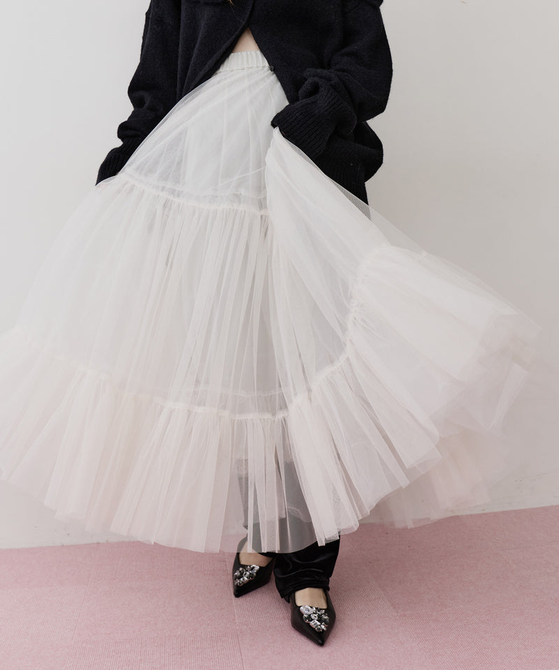 【予約開始待ち】NEW Giselle "ボリュームチュールスカート"