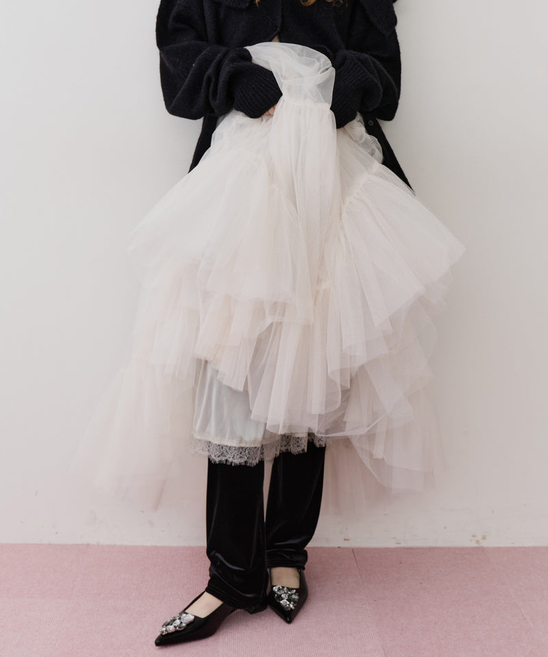 【予約開始待ち】NEW Giselle "ボリュームチュールスカート"