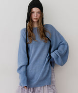 アシンメトリースリットニット