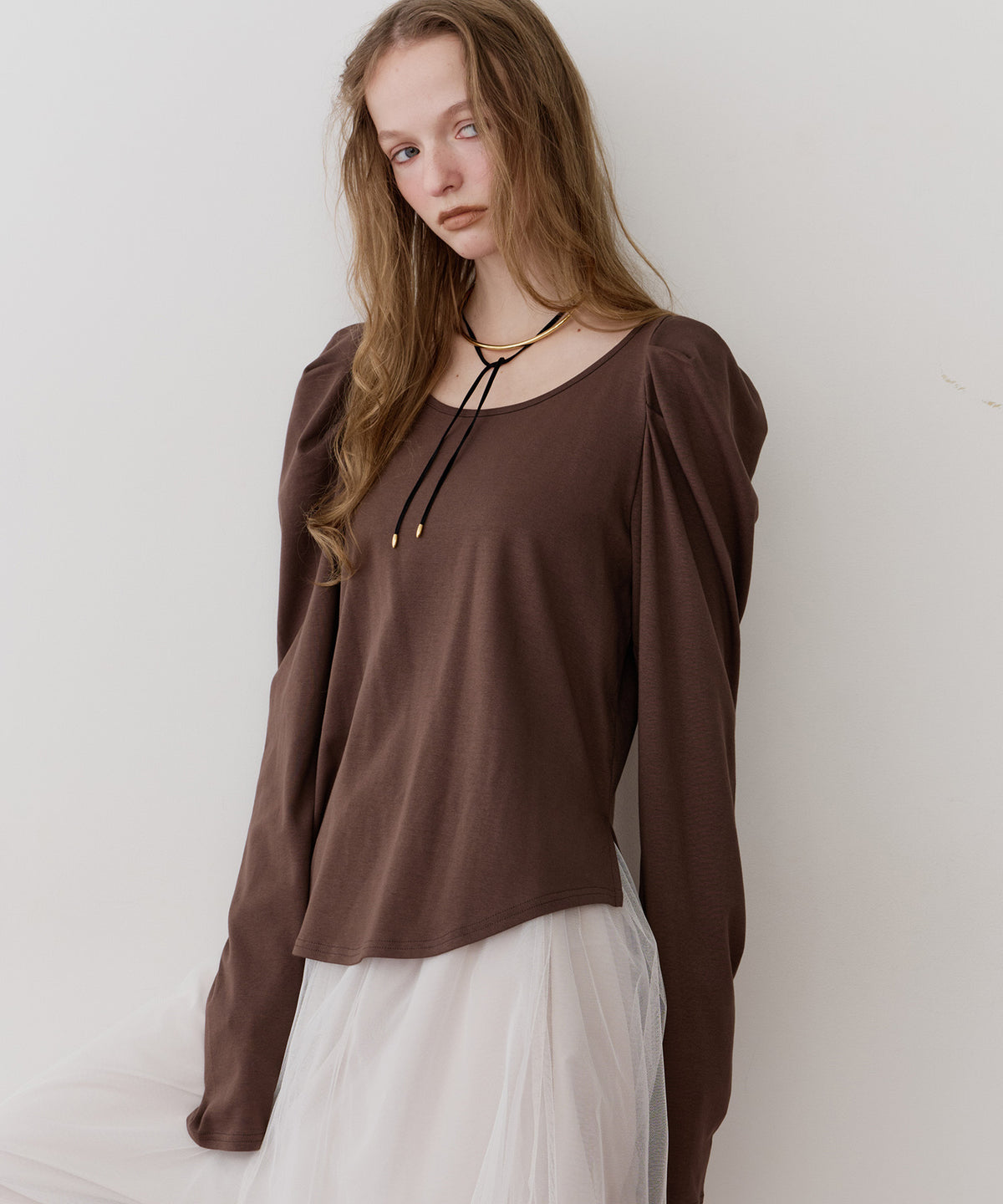 LA BELLE ETUDE 2点セット♪ T267 カシュクールニット ボリューム袖Vintage調カーディガン BelleVintage ラベルエチュード 0907(80) セールLA BELLE ETUDEBelle vintageBELLEドレスⅡ（ドレス