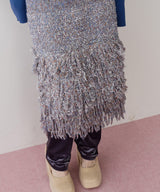 【J1U by LA BELLE ETUDE】ファンシーヤーンループフリンジMIXスカート