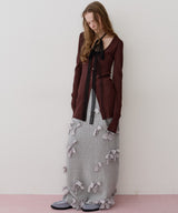 【REVIVAL】【J1U by LA BELLE ETUDE】細リボンロングチョーカー