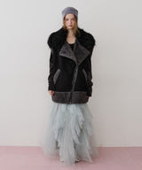 【J1U by LA BELLE ETUDE】BIGボリュームムートンベスト