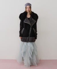 【J1U by LA BELLE ETUDE】BIGボリュームムートンベスト