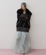 【J1U by LA BELLE ETUDE】BIGボリュームムートンベスト