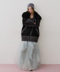 【J1U by LA BELLE ETUDE】BIGボリュームムートンベスト