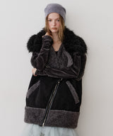 【J1U by LA BELLE ETUDE】BIGボリュームムートンベスト