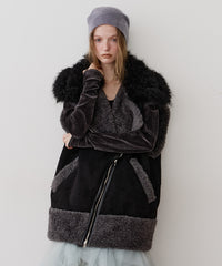 【J1U by LA BELLE ETUDE】BIGボリュームムートンベスト