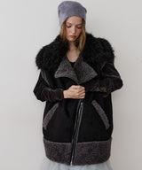 【J1U by LA BELLE ETUDE】BIGボリュームムートンベスト