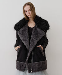 【J1U by LA BELLE ETUDE】BIGボリュームムートンベスト