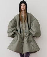 【J1U by LA BELLE ETUDE】パッファーボリュームAラインミドルコート