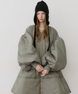 【J1U by LA BELLE ETUDE】パッファーボリュームAラインミドルコート