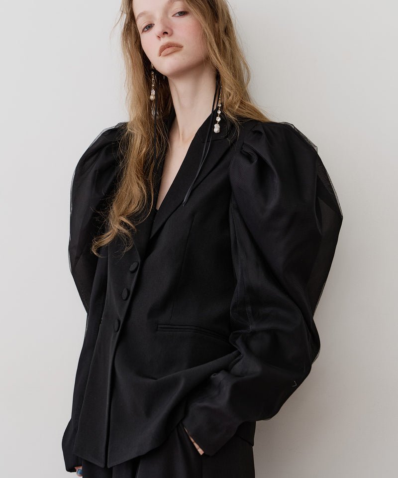 【J1U by LA BELLE ETUDE】パワーパフショルダージャケット