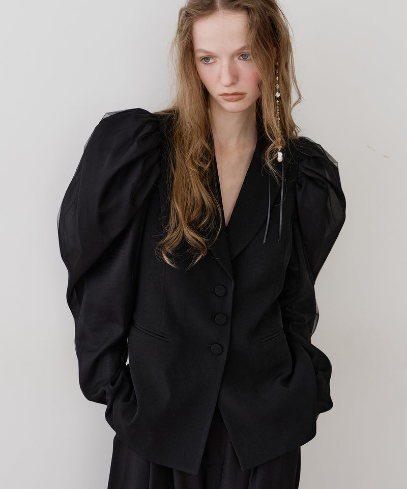 【J1U by LA BELLE ETUDE】パワーパフショルダージャケット