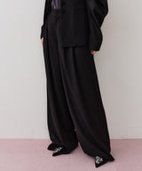 【J1U by  LA BELLE ETUDE】クラシカルツータックGパンツ