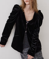 【REVIVAL】【J1U by LA BELLE ETUDE】クラシカルベロアパフスリーブJK