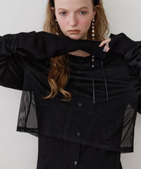 【予約】【J1U by LA BELLE ETUDE】シアーチュールSETカーディガン