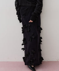 【J1U by LA BELLE ETUDE】メニーリボンニットIラインスカート