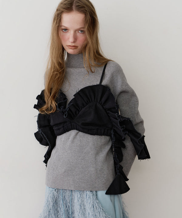 【J1U by LA BELLE ETUDE】ボリュームドレープフリルビスチェ