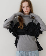 【J1U by LA BELLE ETUDE】ボリュームドレープフリルビスチェ