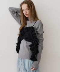 【J1U by LA BELLE ETUDE】ボリュームドレープフリルビスチェ