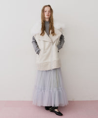 【J1U by LA BELLE ETUDE】BIGボリュームムートンベスト