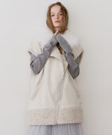 【J1U by LA BELLE ETUDE】BIGボリュームムートンベスト