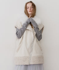 【J1U by LA BELLE ETUDE】BIGボリュームムートンベスト