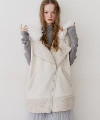 【J1U by LA BELLE ETUDE】BIGボリュームムートンベスト