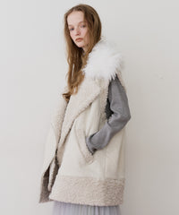 【J1U by LA BELLE ETUDE】BIGボリュームムートンベスト