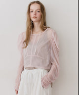 【予約】【J1U by LA BELLE ETUDE】シアーチュールSETカーディガン