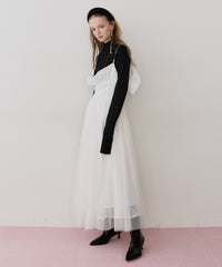 【J1U by LA BELLE ETUDE】ヘムフリルコルセットワンピース