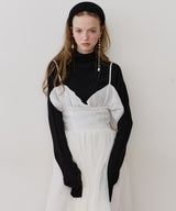 【予約】ハイネックリブ長袖ニット